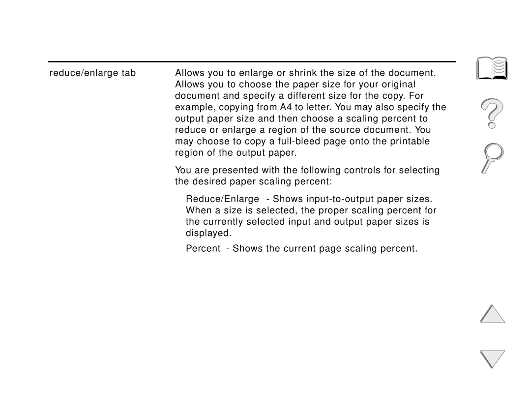 HP and 8150 MFP manual HP Digital Copy 351 Menu Tabs 