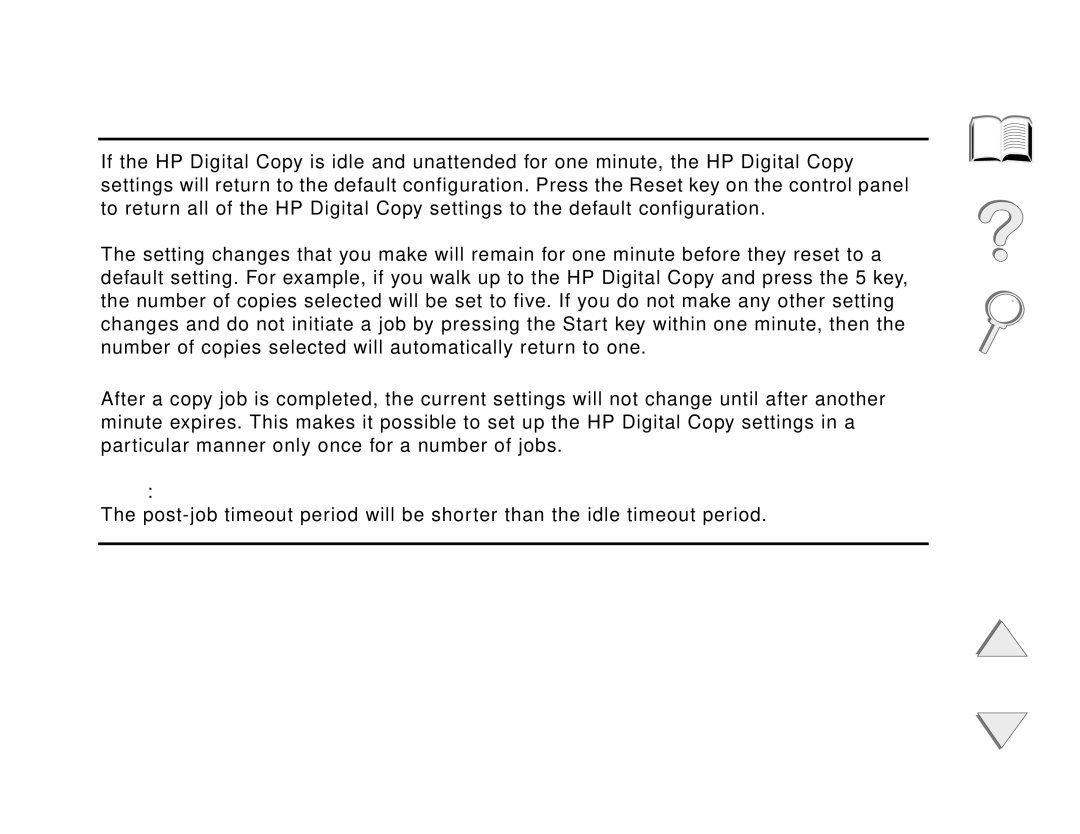 HP and 8150 MFP manual HP Digital Copy 358 Default Configurations 