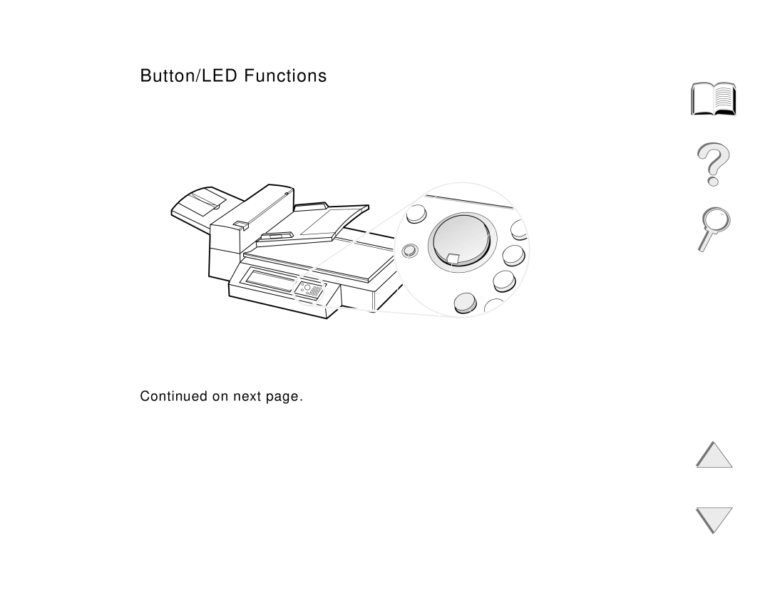 HP and 8150 MFP manual Button/LED Functions, HP Digital Copy 359 