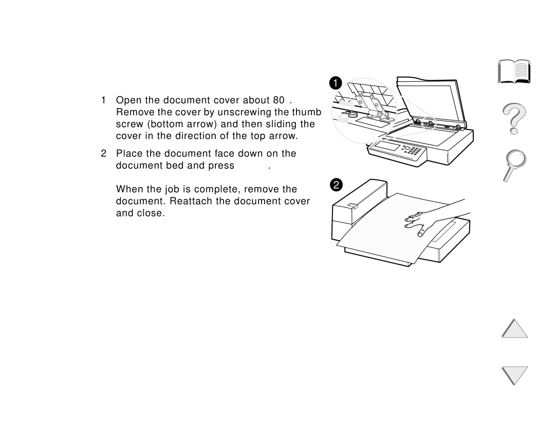 HP and 8150 MFP manual Loading documents larger than the Document Board, HP Digital Copy 367 