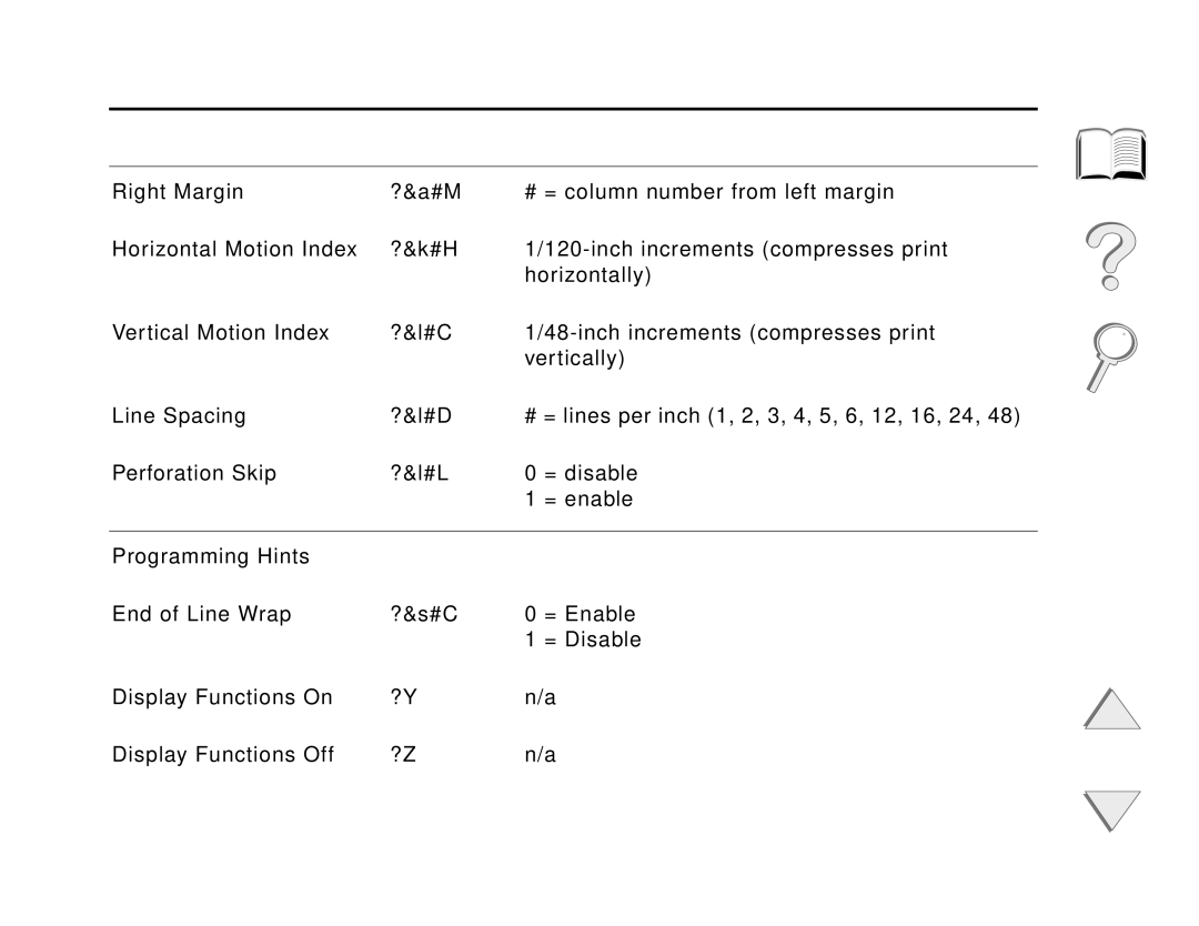 HP and 8150 MFP manual Programming Hints 