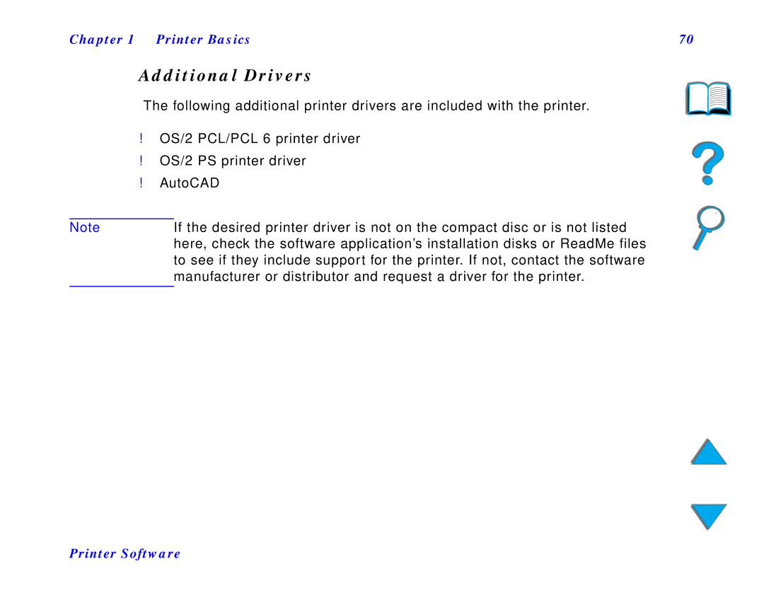 HP and 8150 MFP manual Additional Drivers 