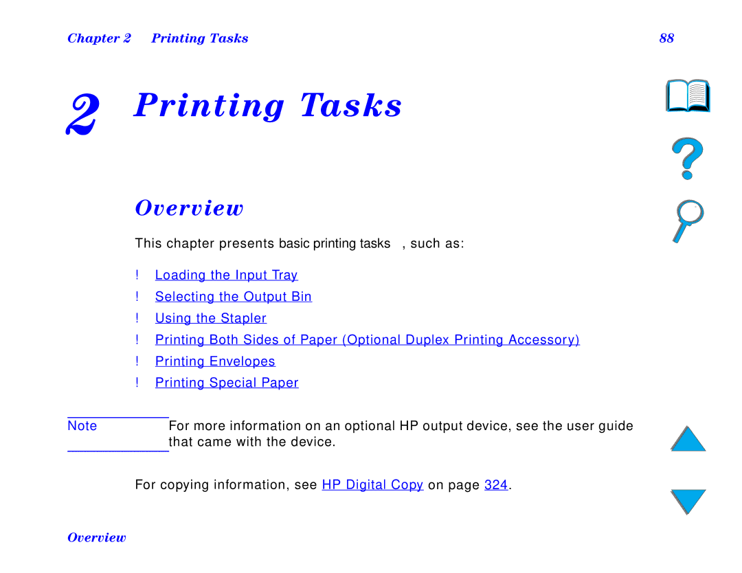 HP and 8150 MFP manual Printing Tasks 