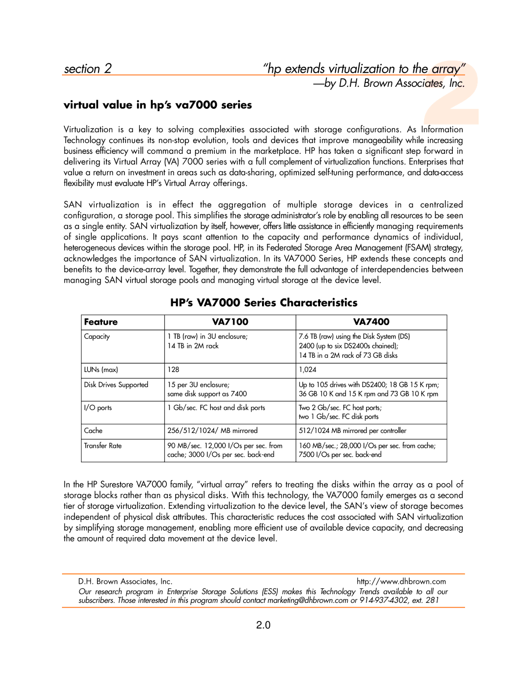 HP AutoRAID 12H manual Virtual value in hp’s va7000 series, HP’s VA7000 Series Characteristics 