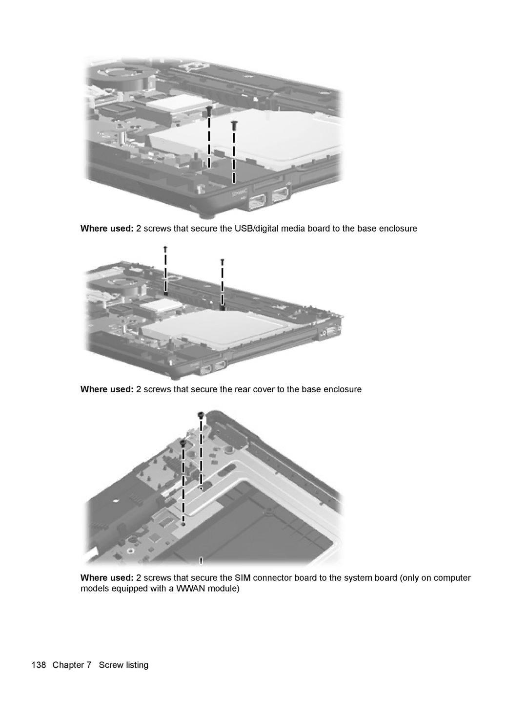 HP AW389USABA, FN023UAABA manual 