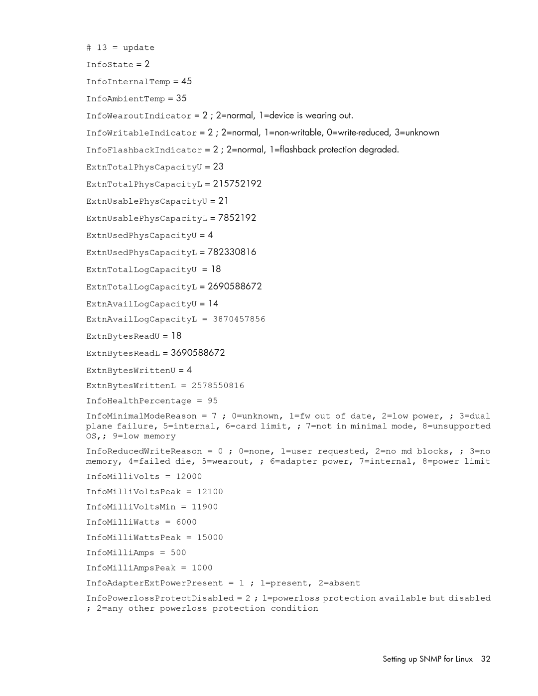 HP B- Accelerators Linux manual Setting up Snmp for Linux 