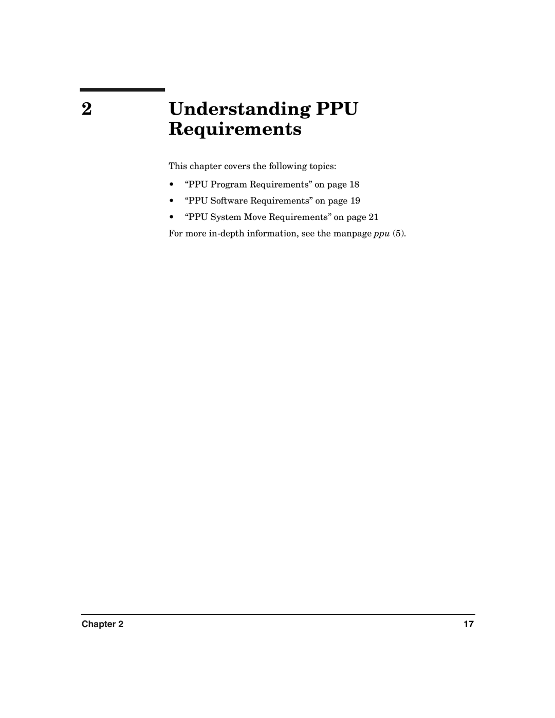 HP B.06.X manual Understanding PPU, Requirements 