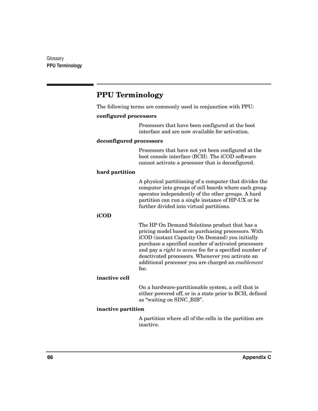 HP B.06.X manual PPU Terminology, Configured processors 