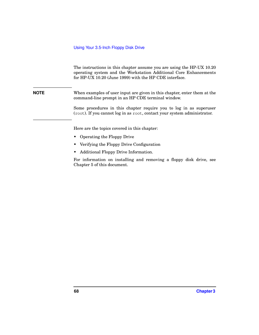 HP b1000 manual Using Your 3.5-Inch Floppy Disk Drive 