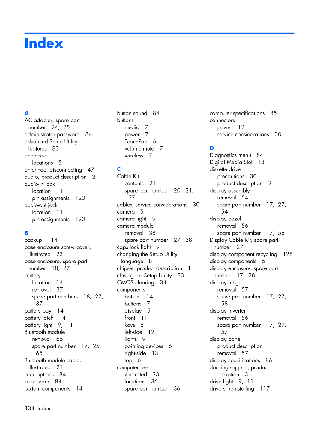 HP B1262TU, B1201VU, B1203VU, B1200, B1205VU, B1204VU, B1298TU, B1250TU, B1244TU, B1245TU, B1237TU, B1241TU, B1227TU, B1228TU Index 