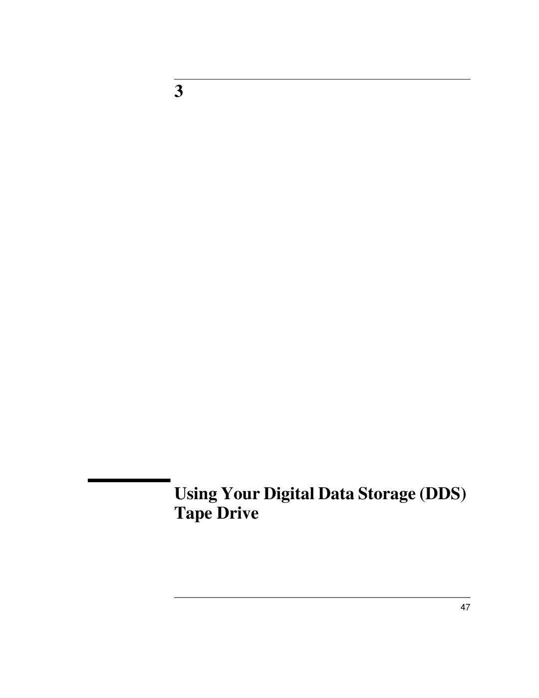 HP B160L, B132L, B180L manual Using Your Digital Data Storage DDS Tape Drive 