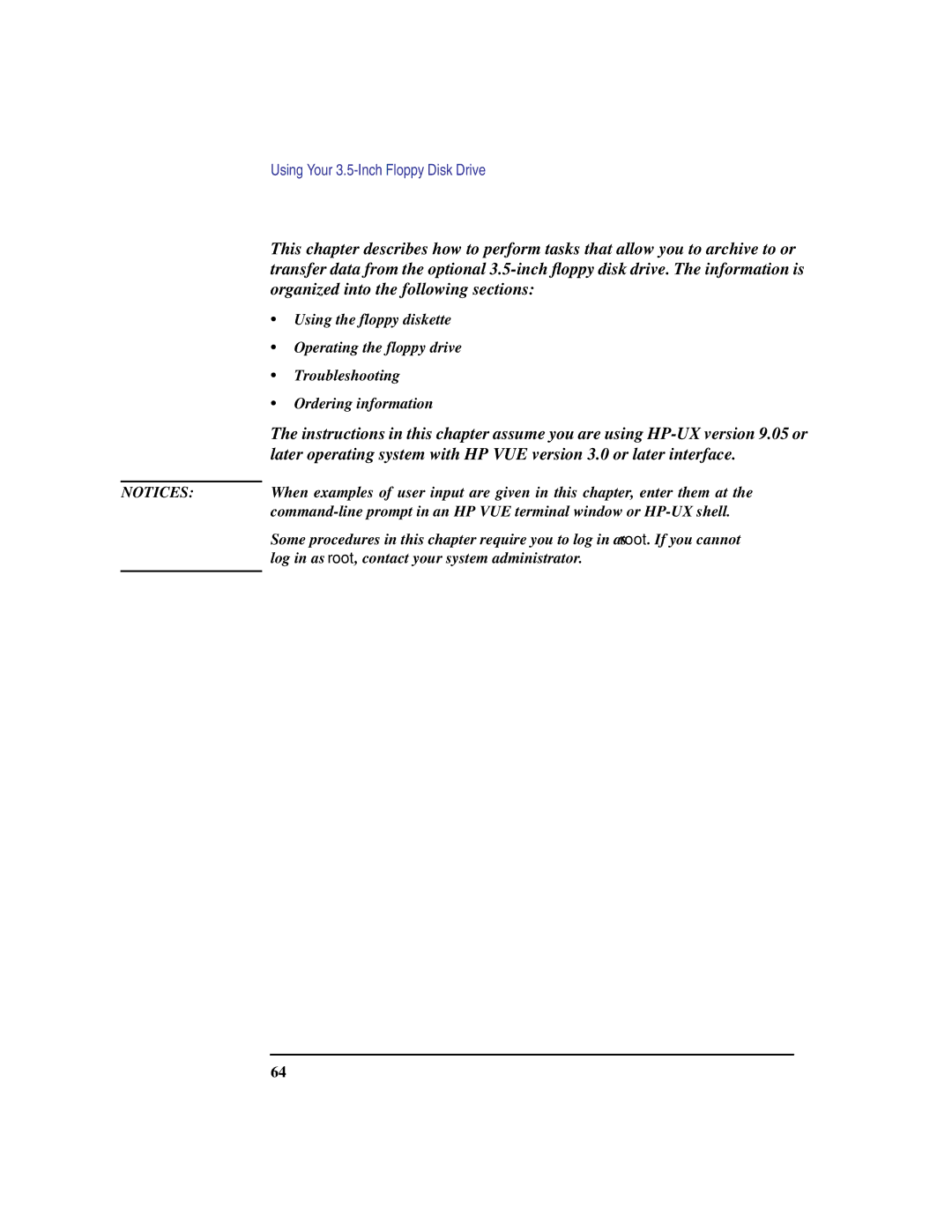 HP B132L, B160L, B180L manual Using Your 3.5-Inch Floppy Disk Drive 