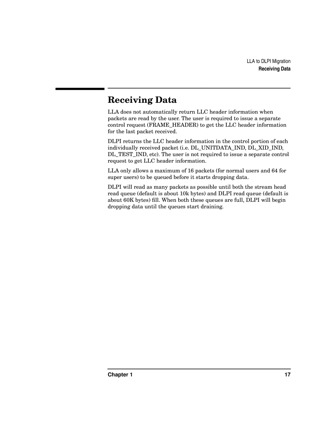 HP B2355-90138 manual Receiving Data 