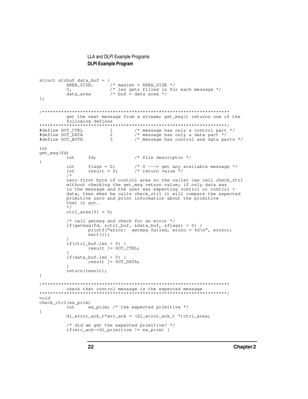 HP B2355-90138 manual Struct strbuf databuf = 