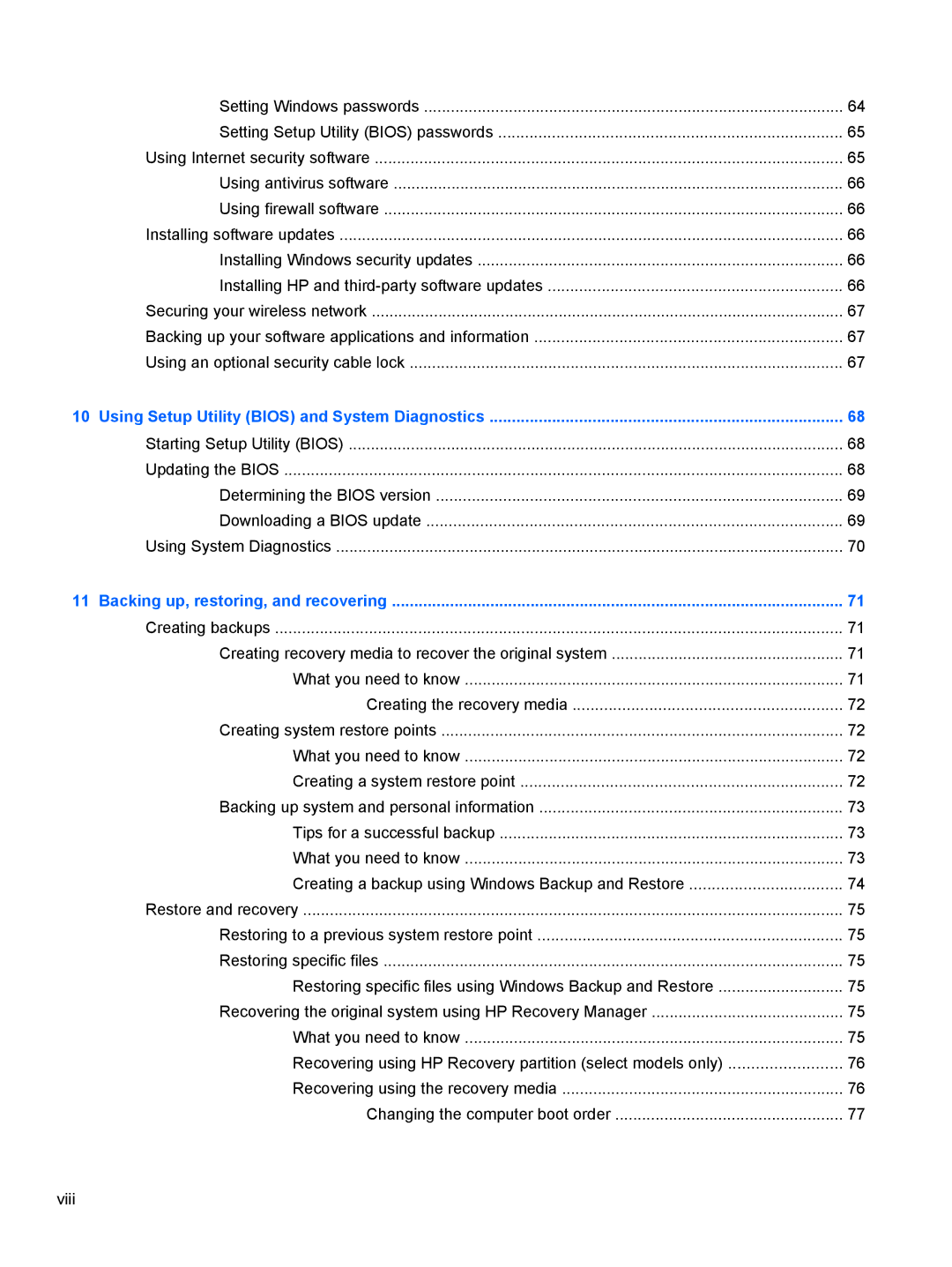 HP B5A04UAR#ABA manual Using Setup Utility Bios and System Diagnostics 