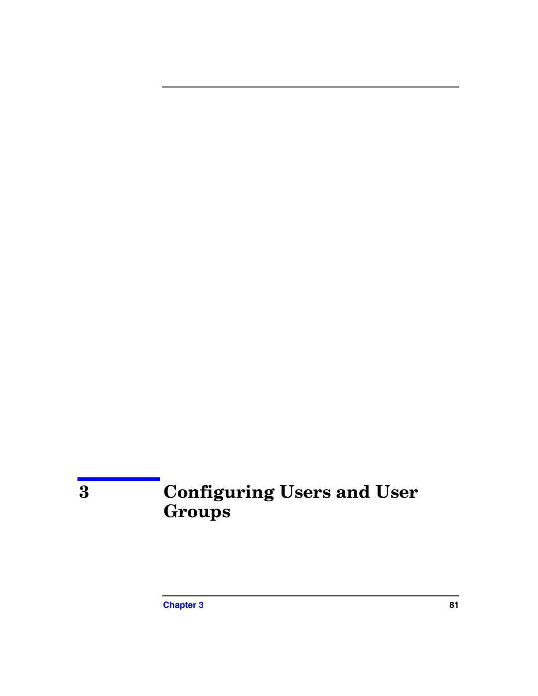 HP B6960-90078 manual Configuring Users and User 