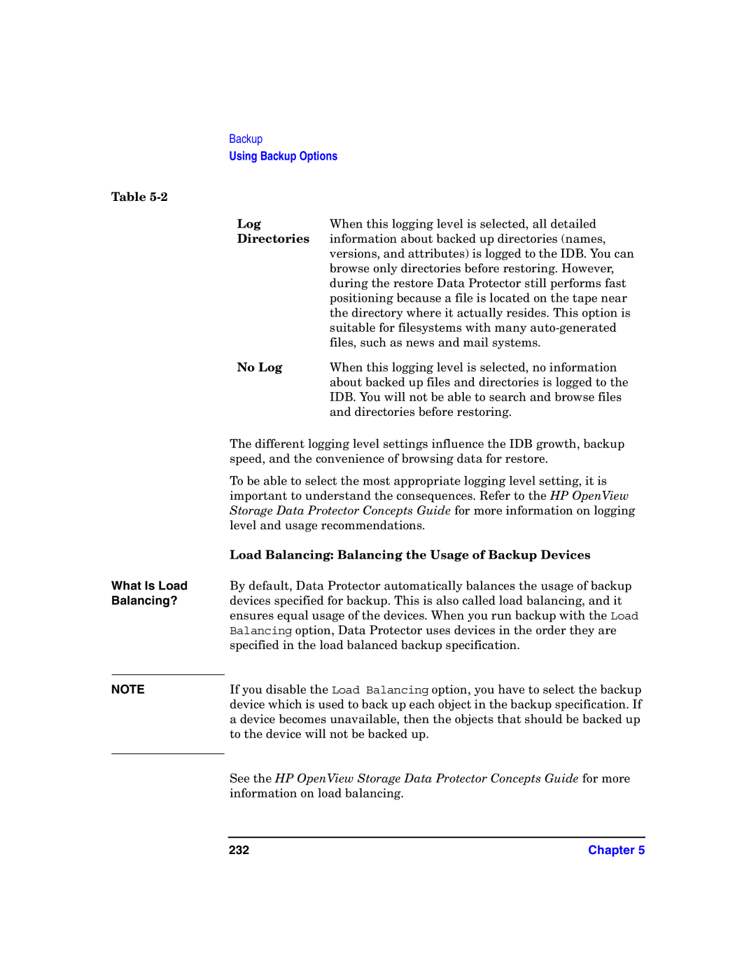 HP B6960-90078 manual What Is Load, Balancing?, 232 