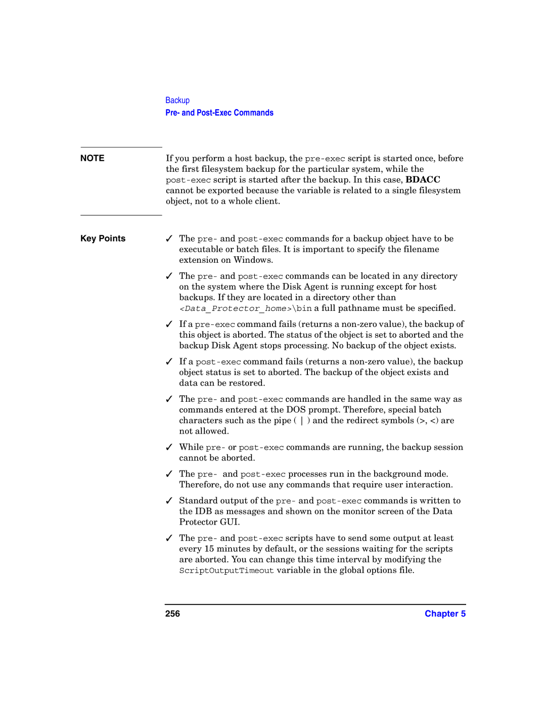 HP B6960-90078 manual Key Points, 256 