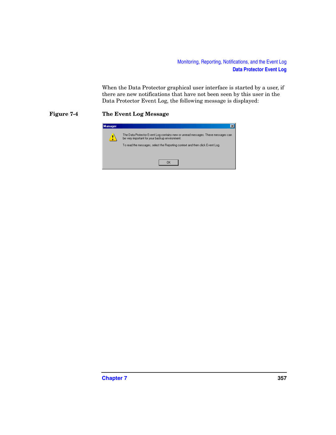 HP B6960-90078 manual Event Log Message 