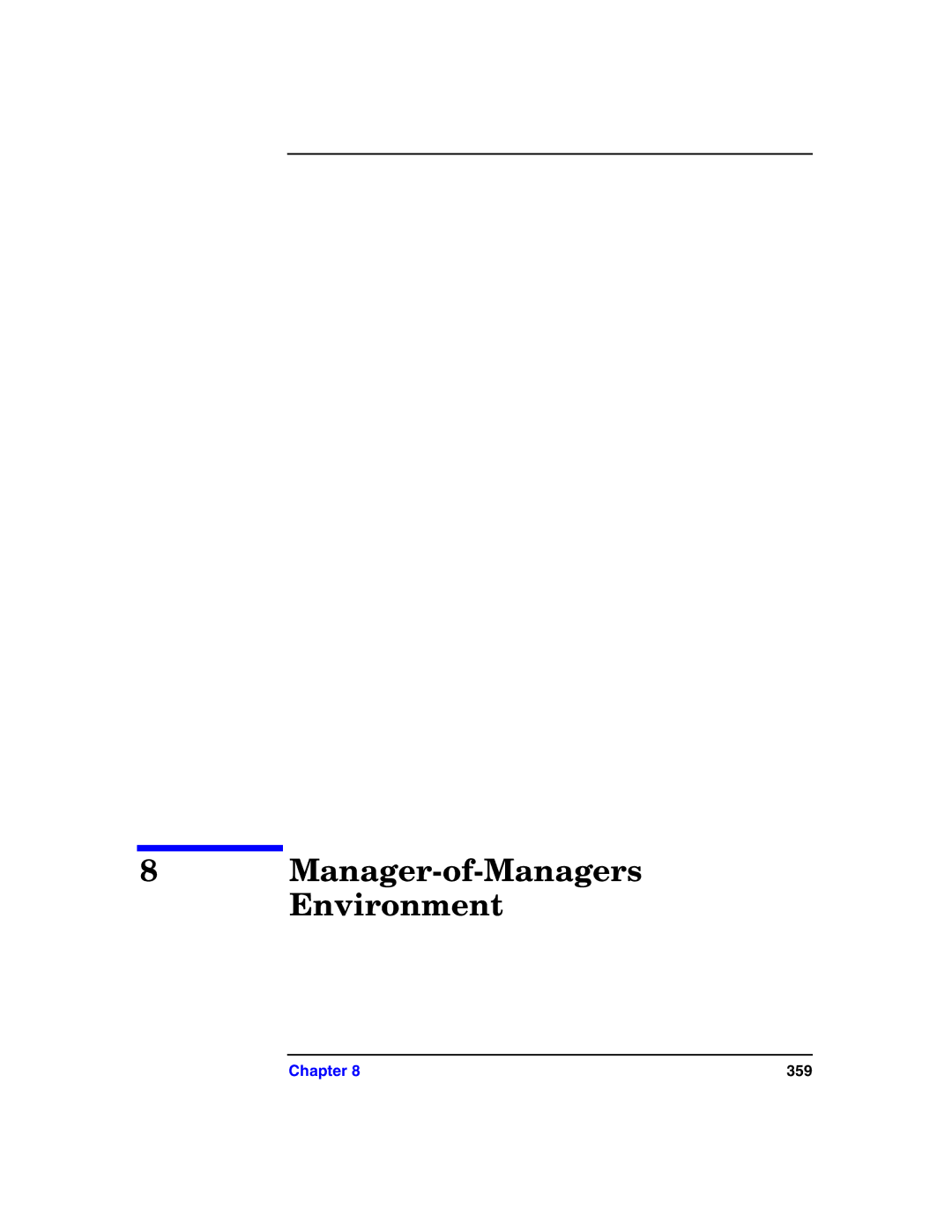 HP B6960-90078 manual Manager-of-Managers Environment 