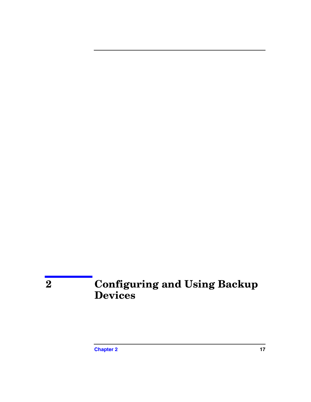 HP B6960-90078 manual Configuring and Using Backup 