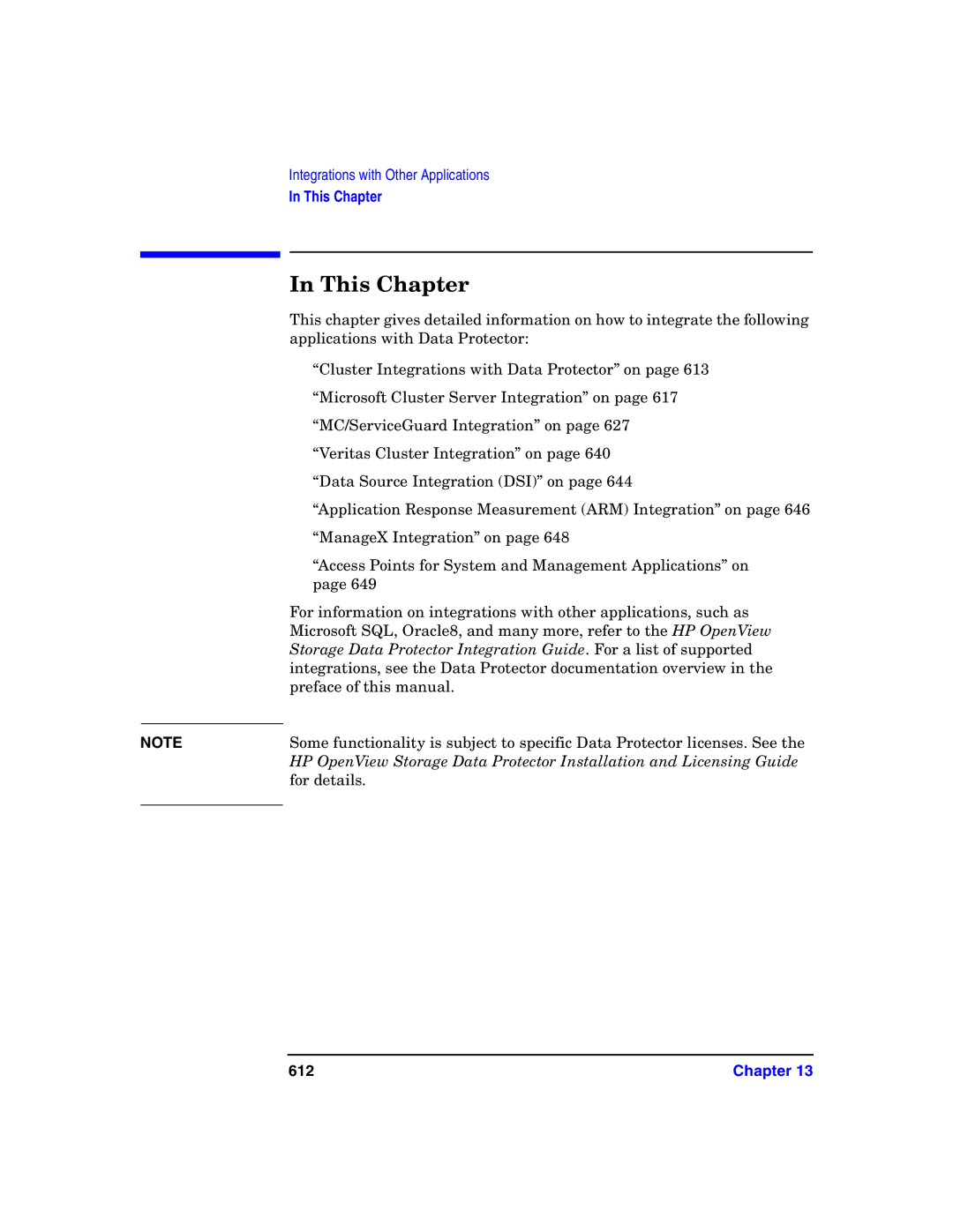 HP B6960-90078 manual This Chapter, 612 