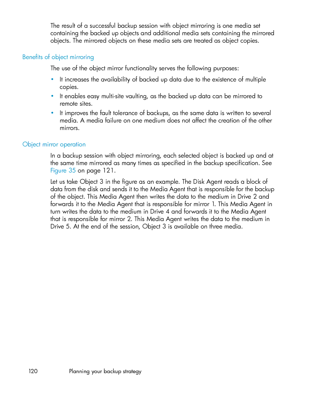 HP B6960-96035 manual Benefits of object mirroring, Object mirror operation 