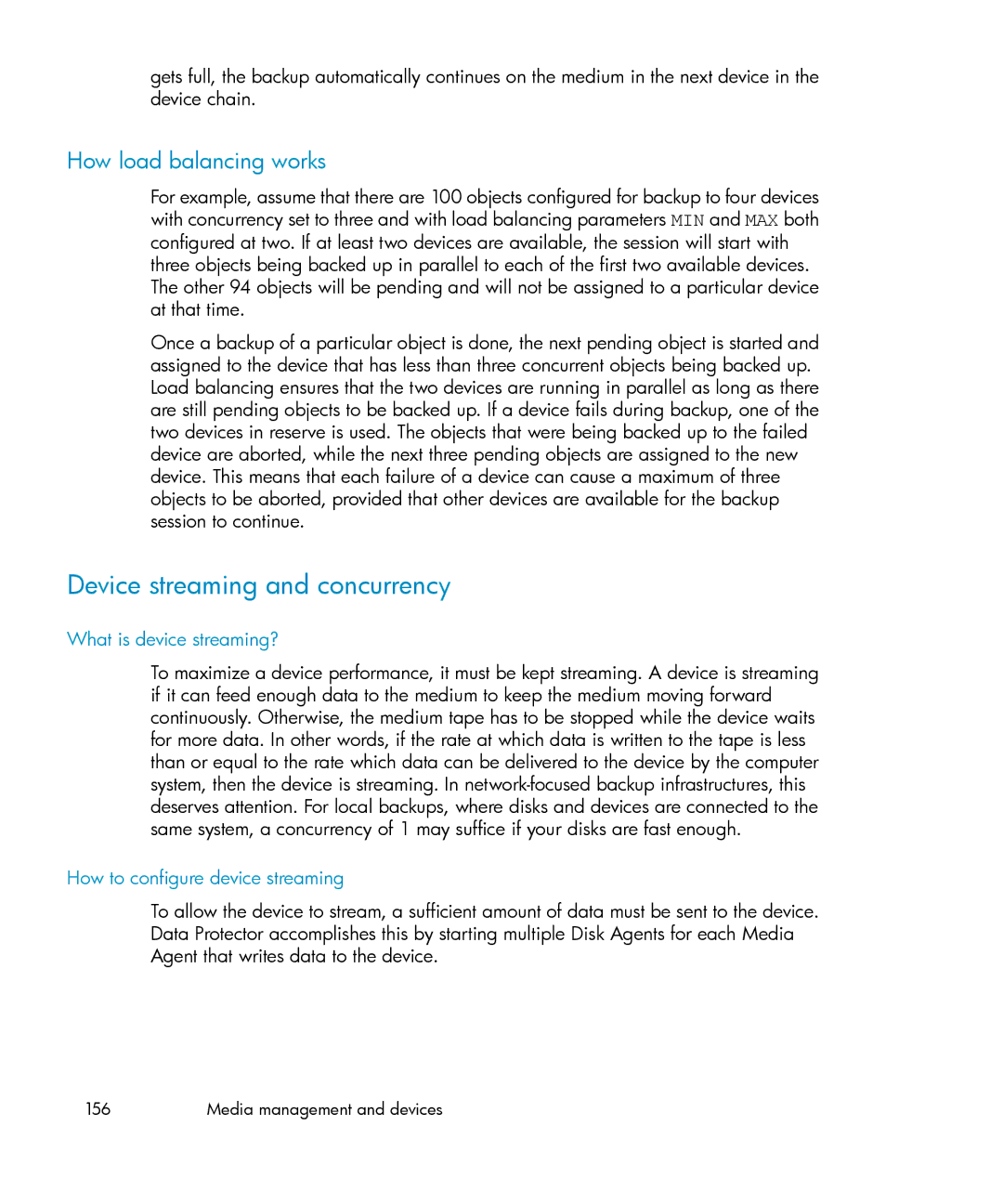 HP B6960-96035 manual Device streaming and concurrency, How load balancing works, What is device streaming? 