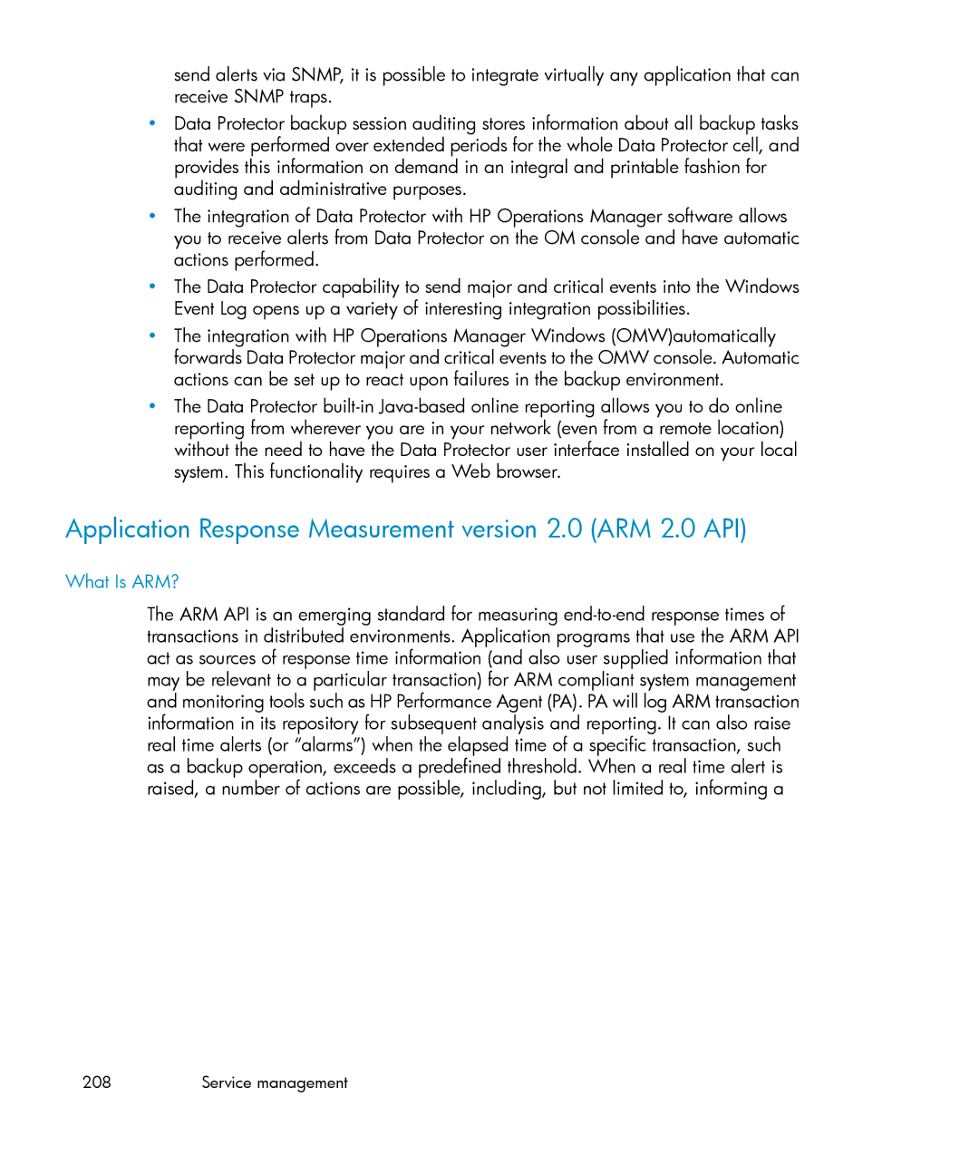 HP B6960-96035 manual Application Response Measurement version 2.0 ARM 2.0 API, What Is ARM? 