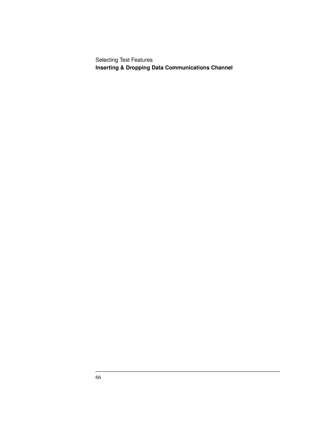 HP BER 718 37718A manual Inserting & Dropping Data Communications Channel 