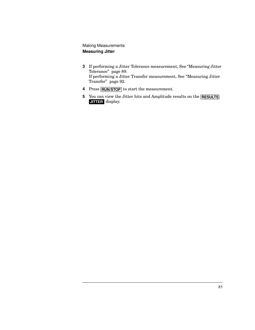 HP BER 718 37718A manual Measuring Jitter 