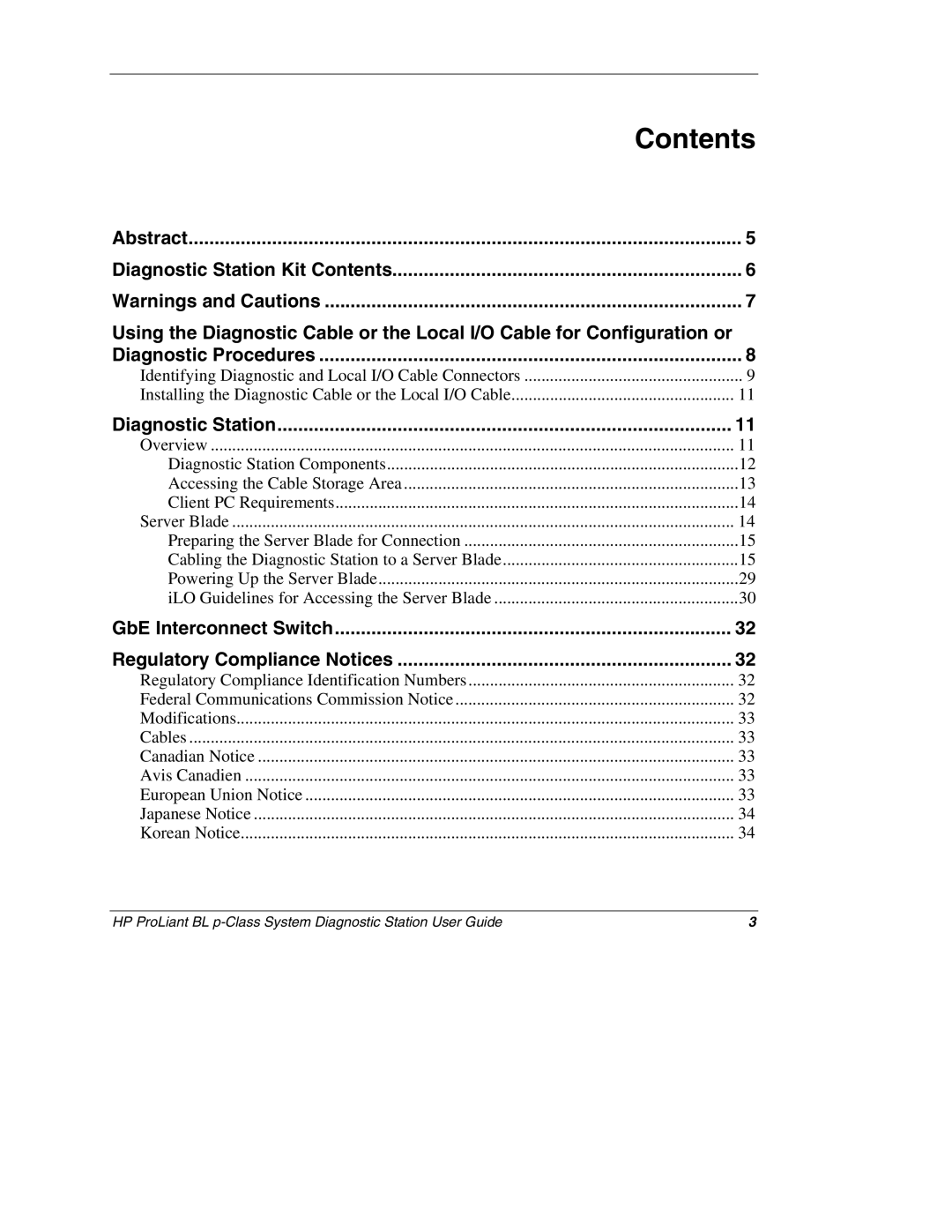 HP BL p-Class System 230859-004 manual Contents 