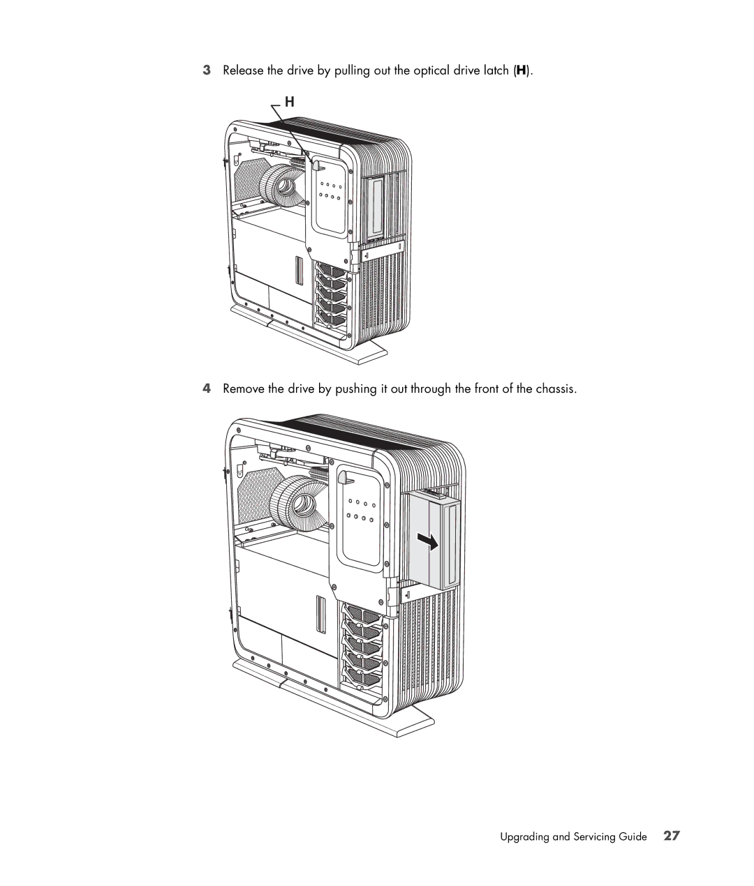 HP Blackbird 002-01A Gaming System, Blackbird 002-21A Gaming System manual Upgrading and Servicing Guide 