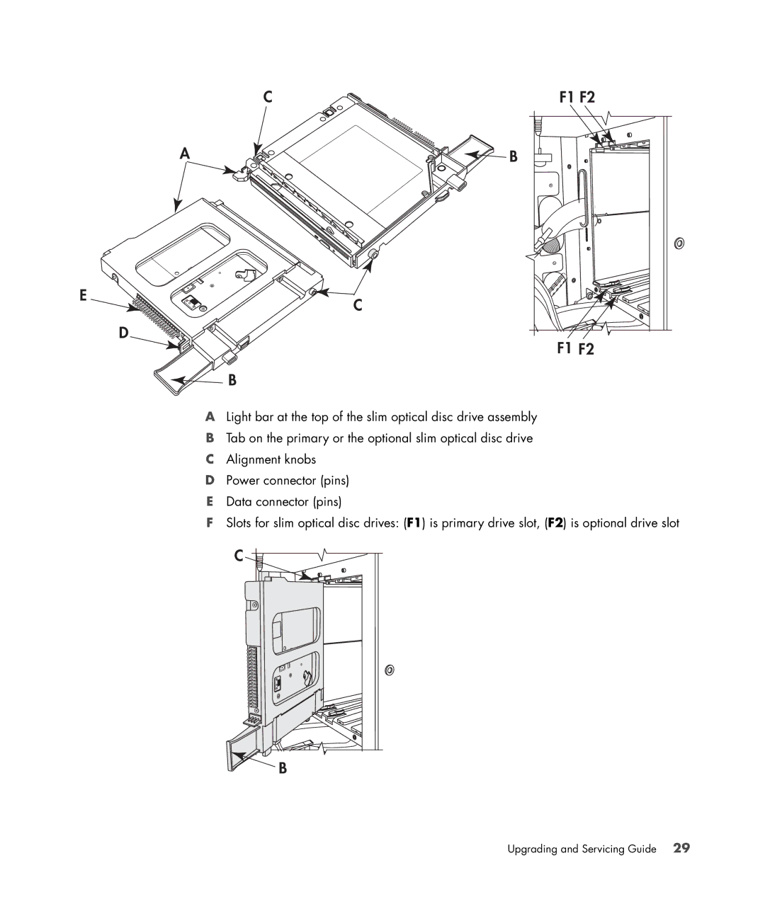 HP Blackbird 002-01A Gaming System, Blackbird 002-21A Gaming System manual F1 F2 