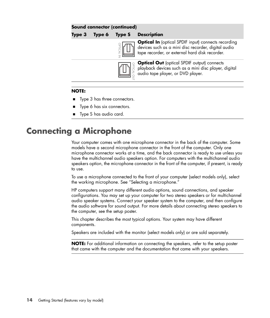 HP Blackbird 002-21A Gaming System, Blackbird 002-01A Gaming System manual Connecting a Microphone 