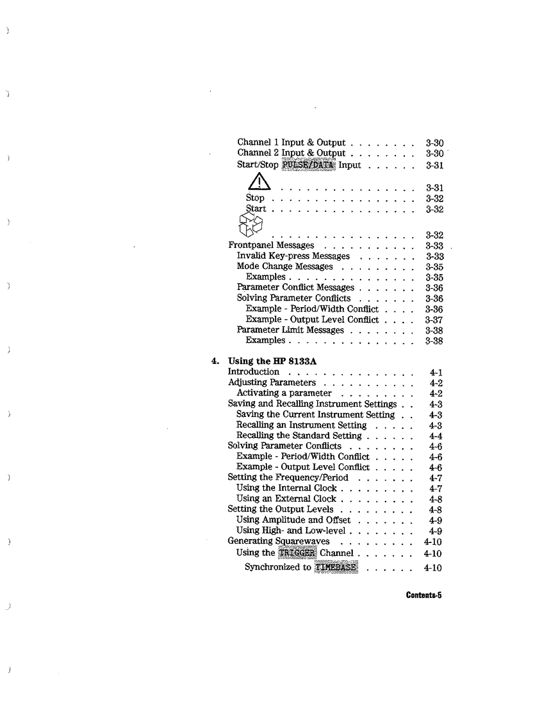 HP Blood Pressure s133a manual 