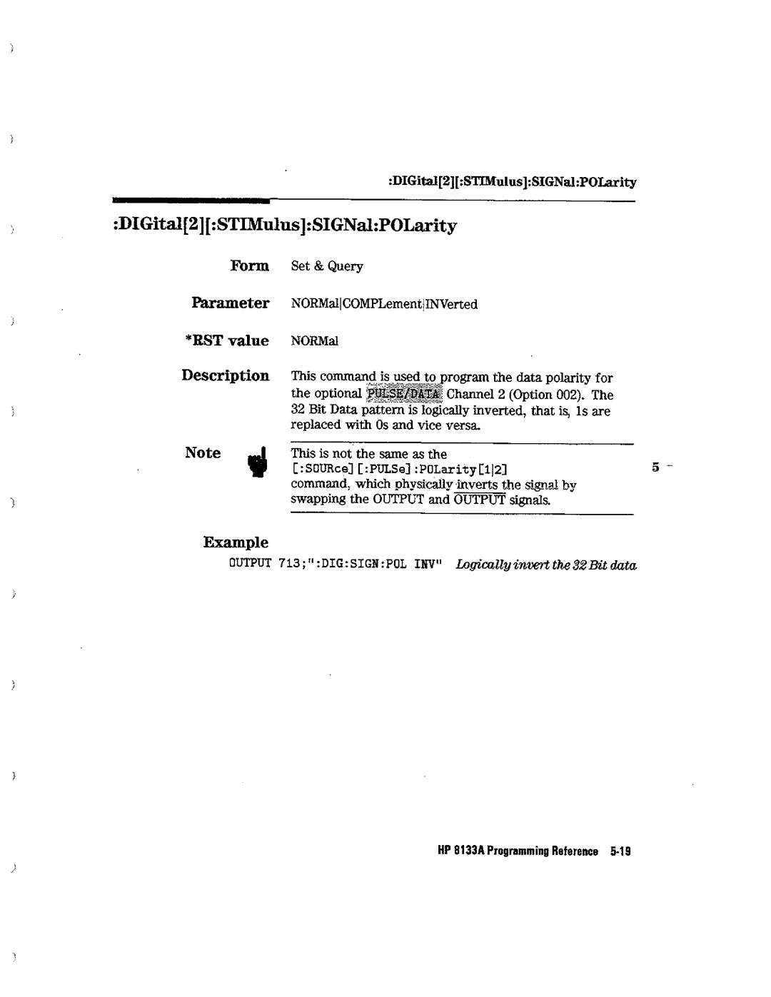 HP Blood Pressure s133a manual 