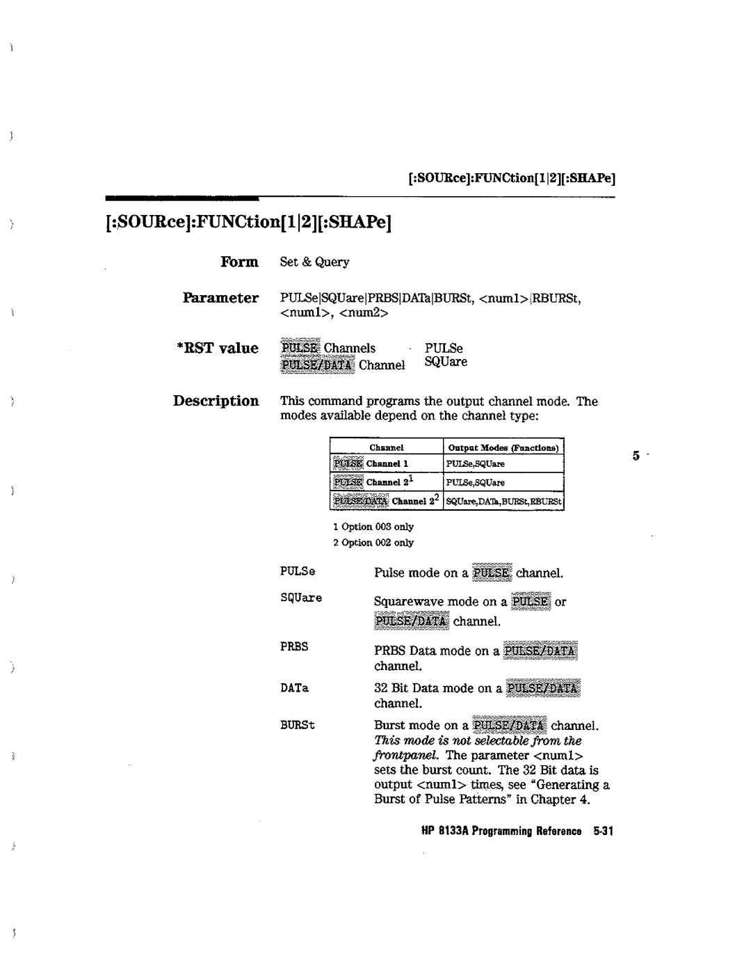 HP Blood Pressure s133a manual 