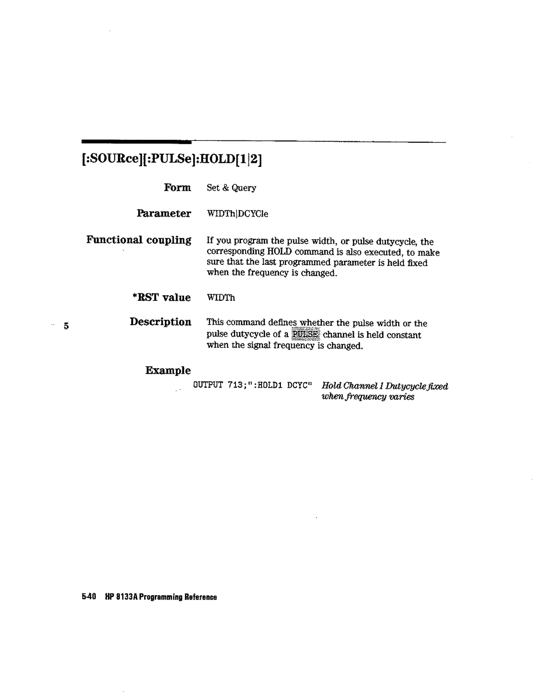 HP Blood Pressure s133a manual 