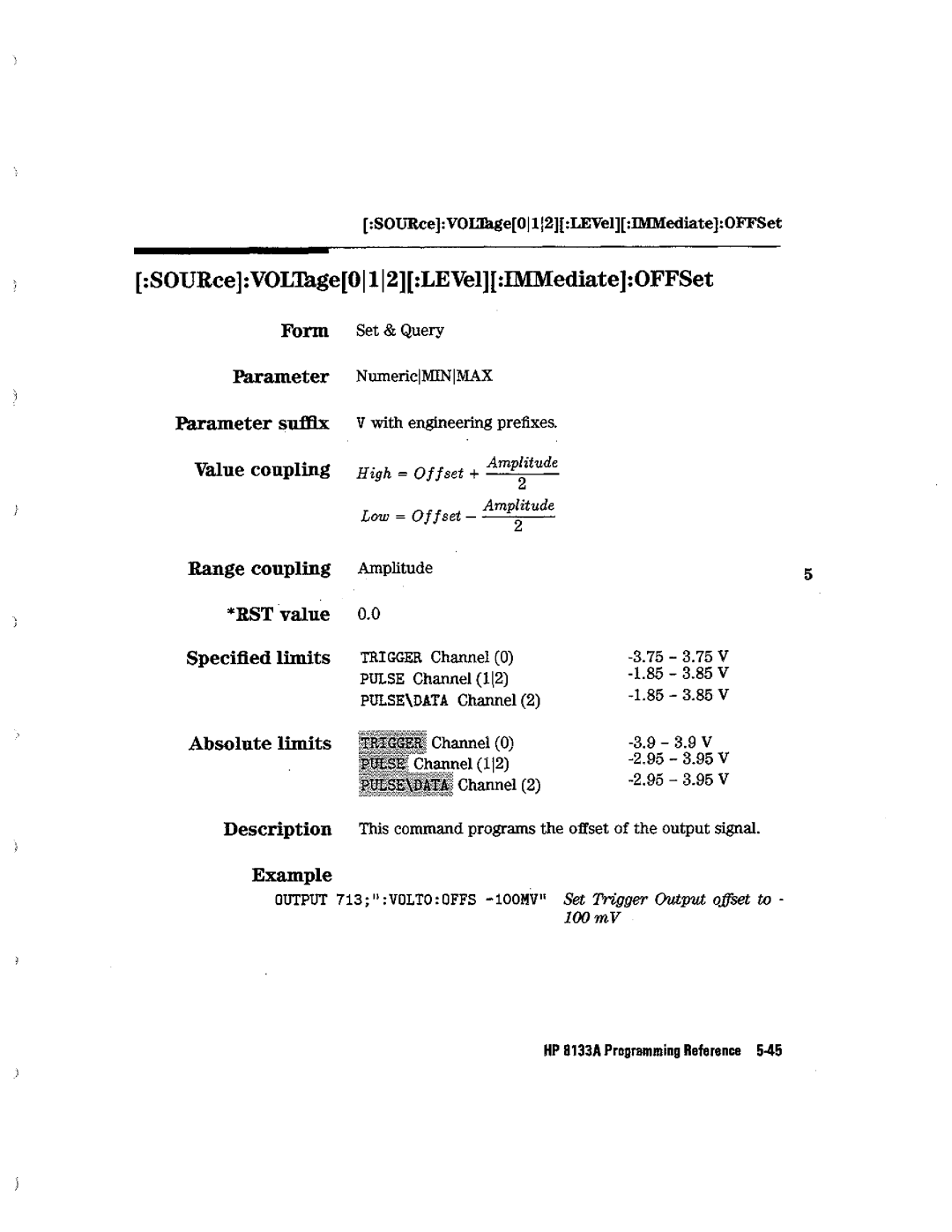 HP Blood Pressure s133a manual 