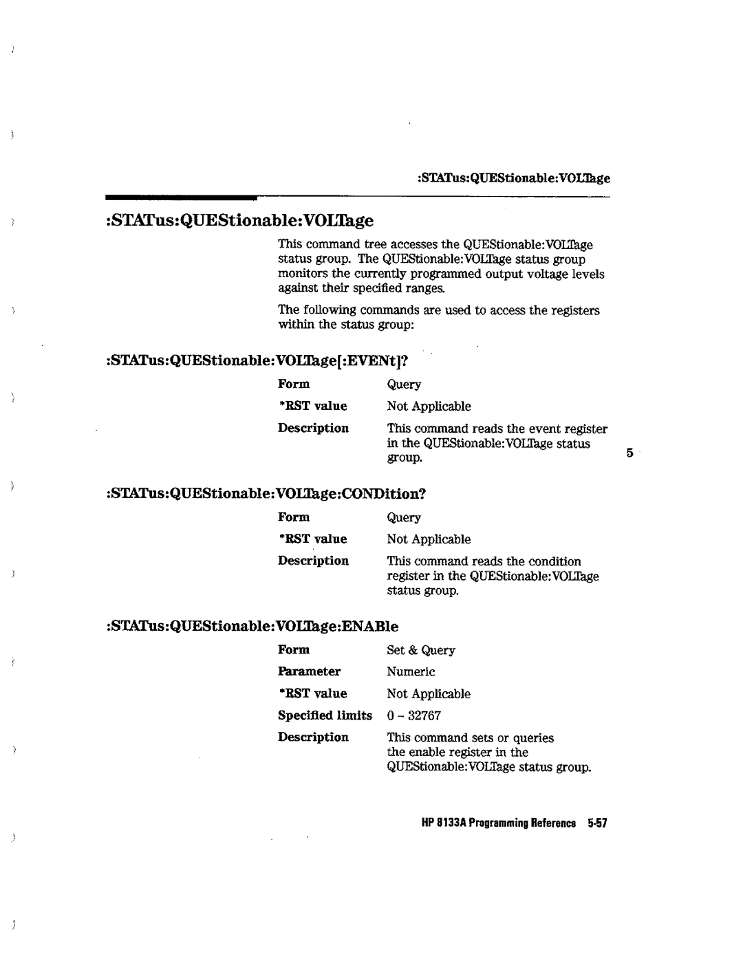 HP Blood Pressure s133a manual 