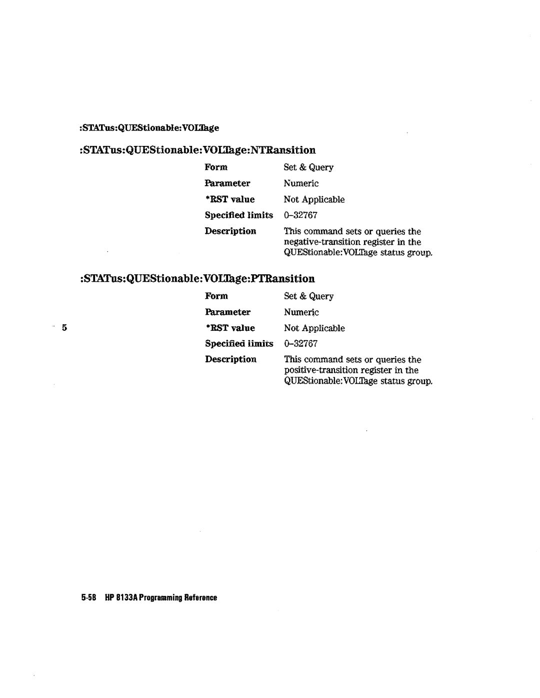 HP Blood Pressure s133a manual 