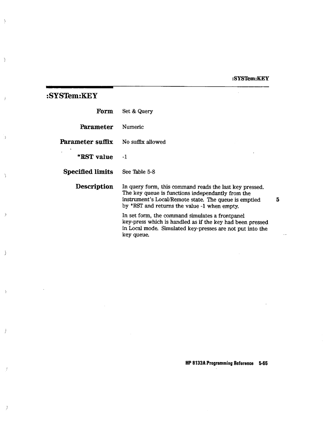 HP Blood Pressure s133a manual 