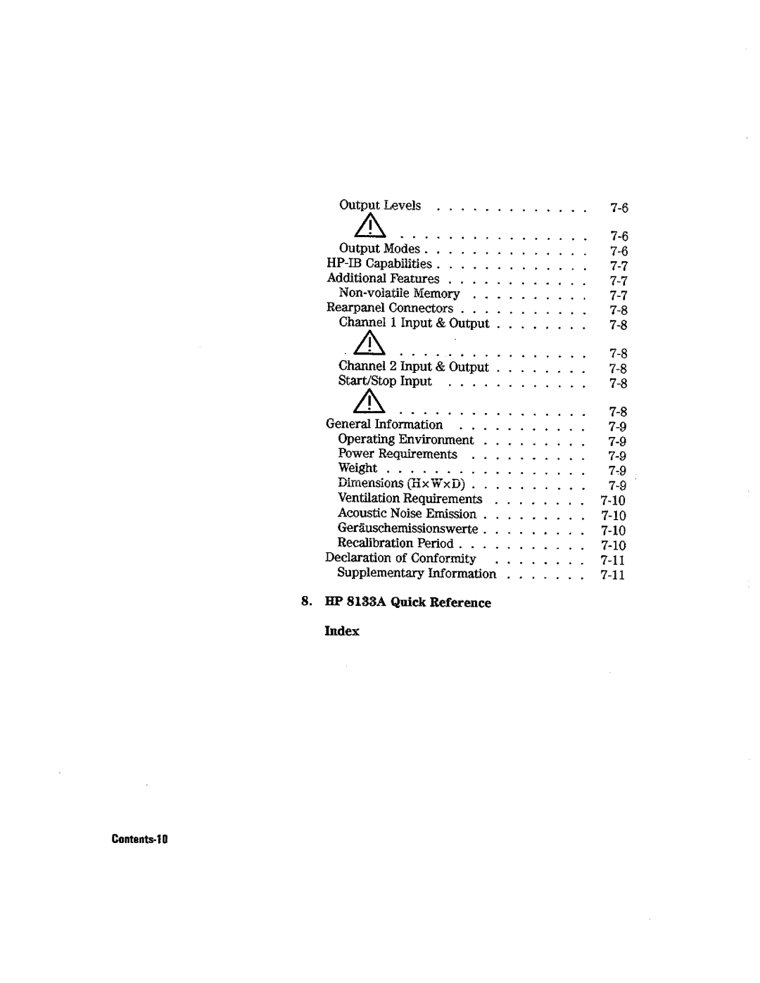 HP Blood Pressure s133a manual 