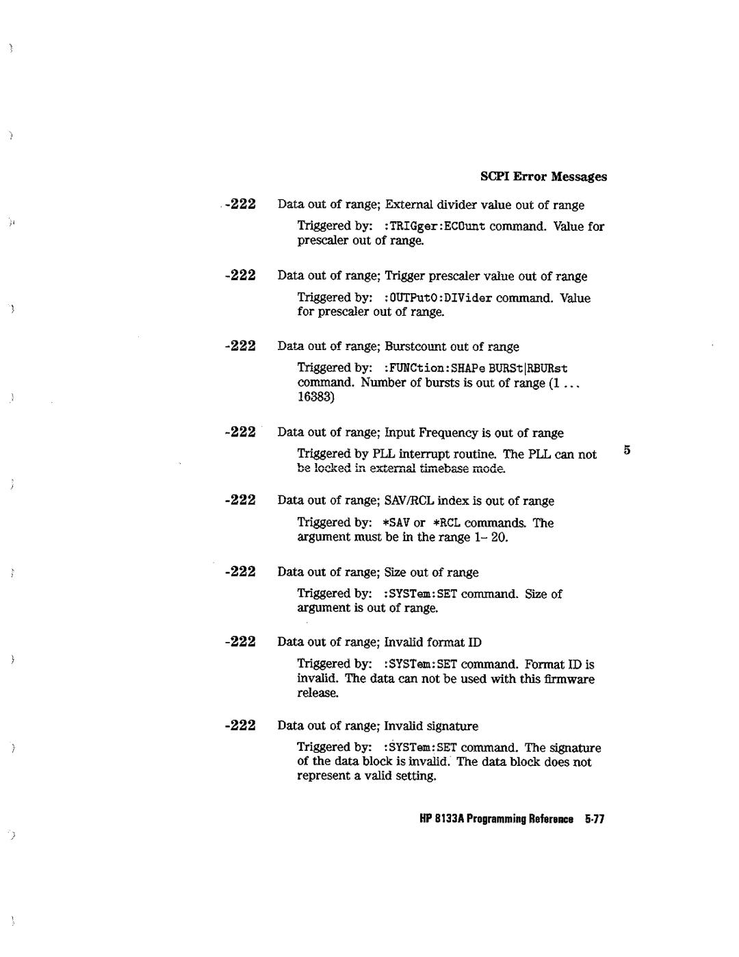 HP Blood Pressure s133a manual 