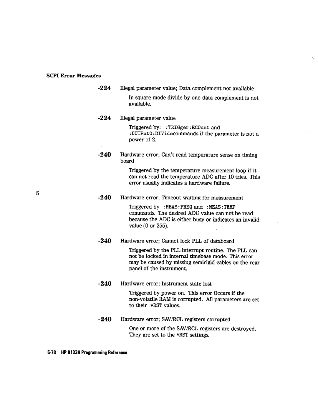 HP Blood Pressure s133a manual 