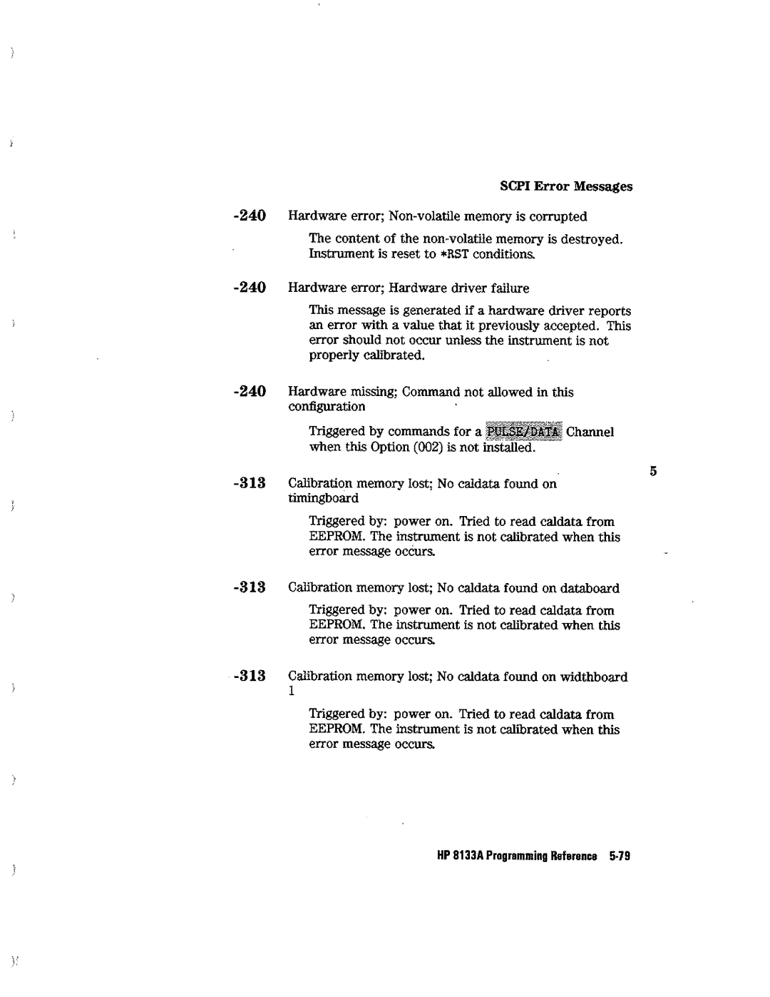 HP Blood Pressure s133a manual 