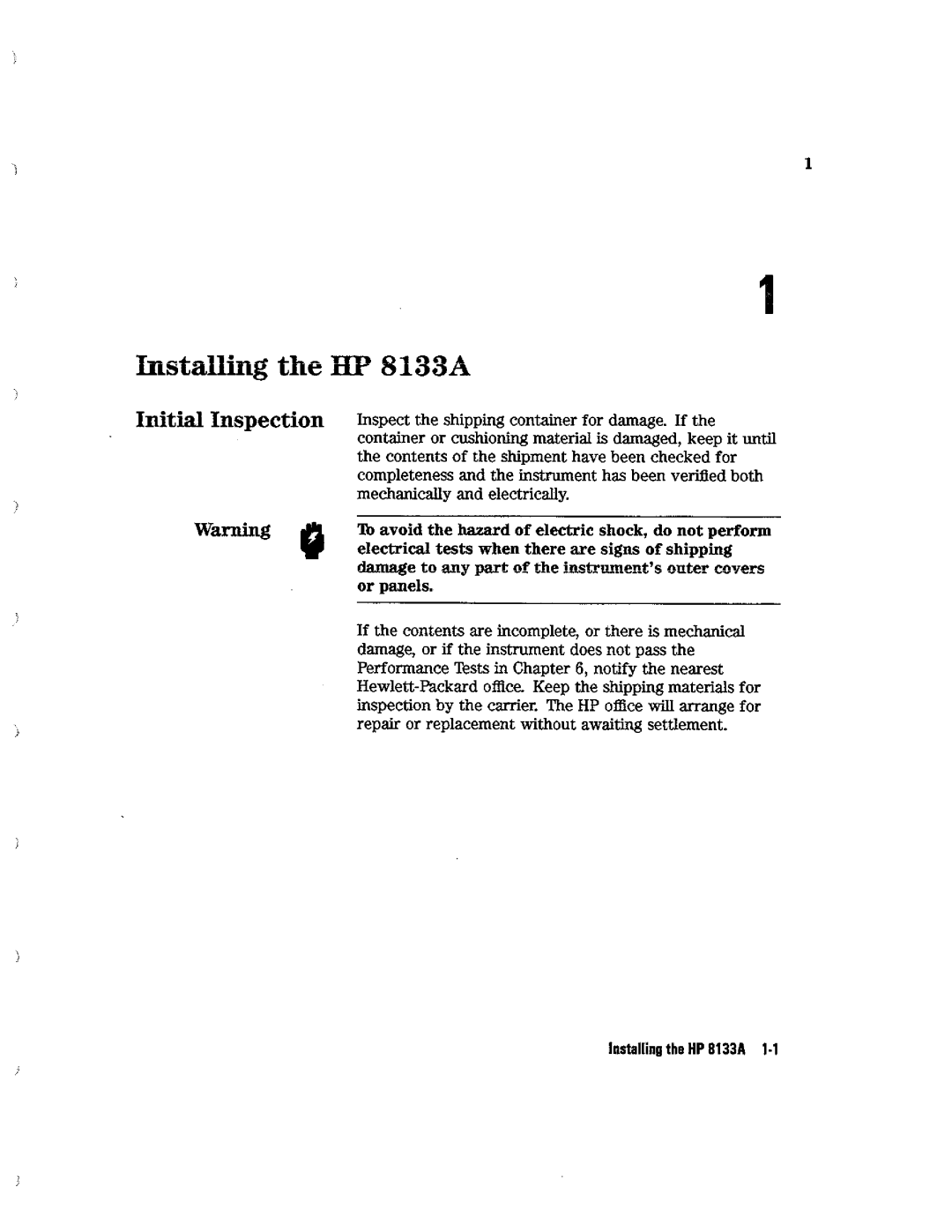 HP Blood Pressure s133a manual 