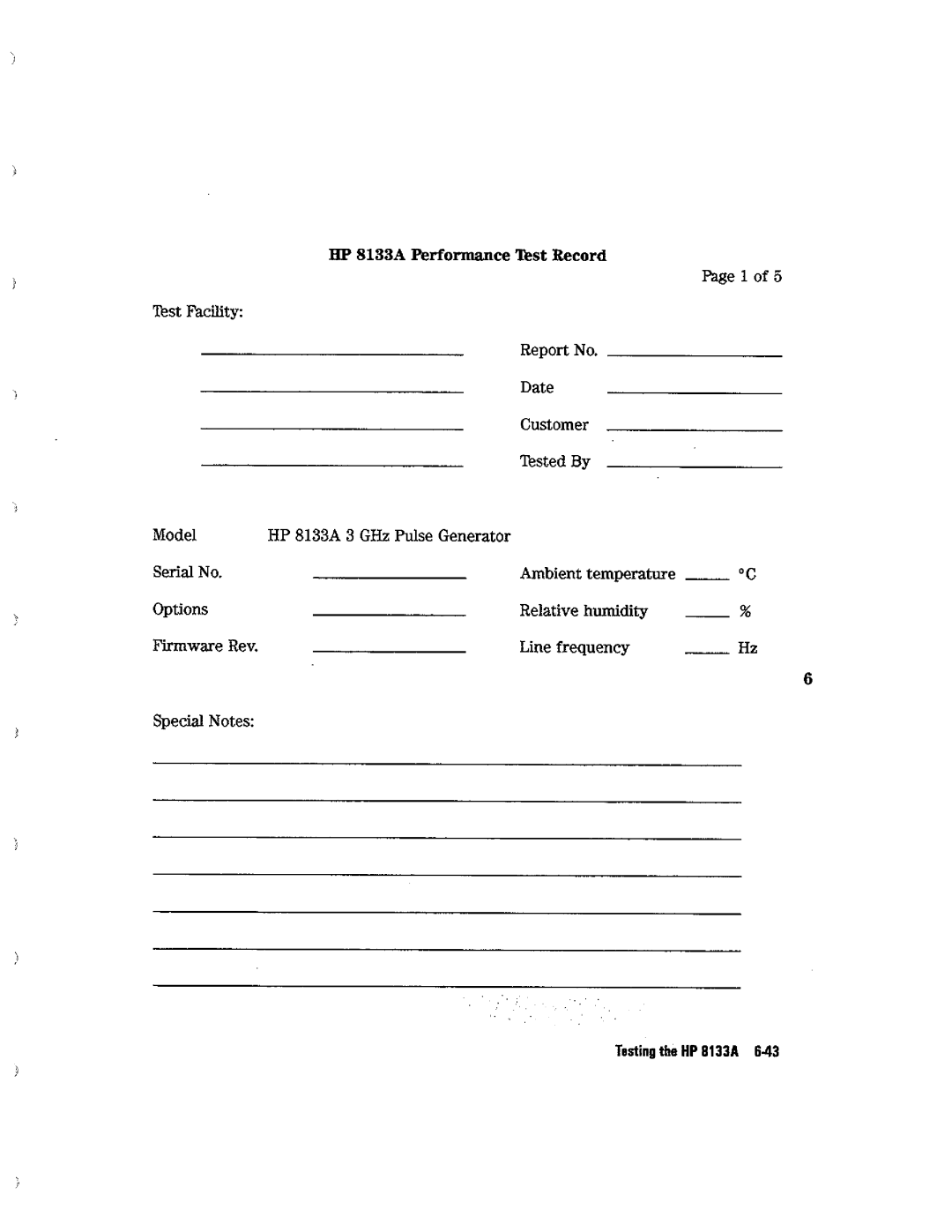 HP Blood Pressure s133a manual 