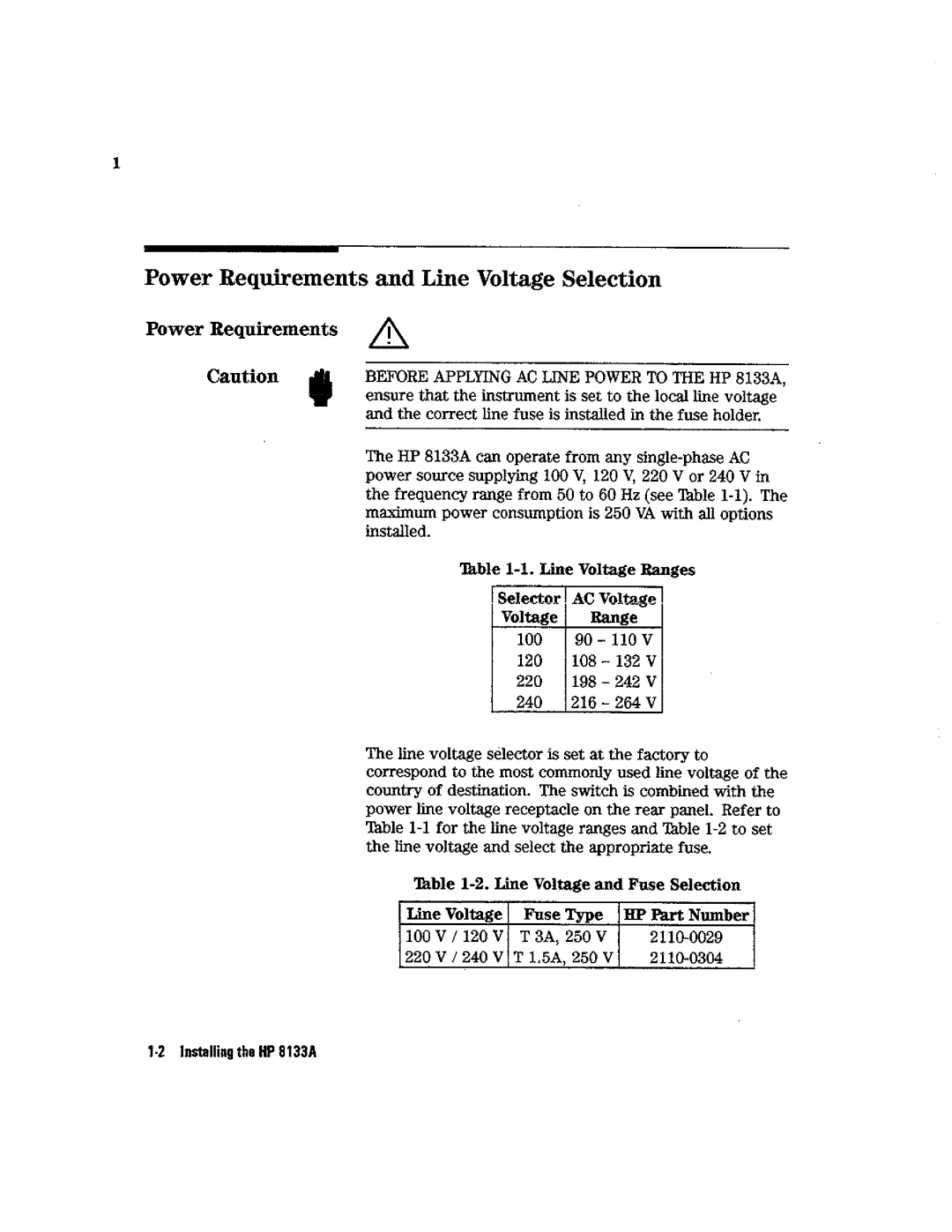 HP Blood Pressure s133a manual 